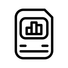 Analysis Icon Vector Symbol Design Illustration