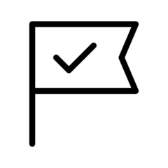 Goal Icon Vector Symbol Design Illustration