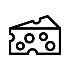 Cheese Icon Vector Symbol Design Illustration