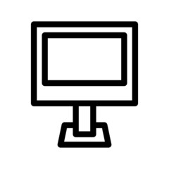 Pc Icon Vector Symbol Design Illustration