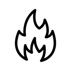Fire Icon Vector Symbol Design Illustration