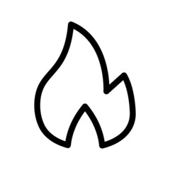 Fire Icon Vector Symbol Design Illustration