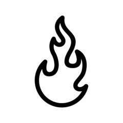 Obraz premium Fire Icon Vector Symbol Design Illustration