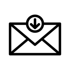 Inbox Icon Vector Symbol Design Illustration