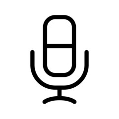 Microphone Icon Vector Symbol Design Illustration