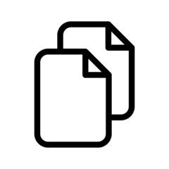 Copy Icon Vector Symbol Design Illustration