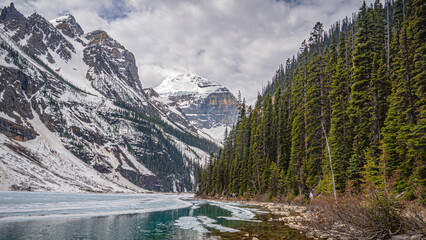 Mountain river in the mountains