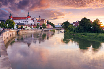 Neuburg an der Donau, Germany. Cityscape image of Neuburg an der Donau, Germany at summer sunset. - 510001376