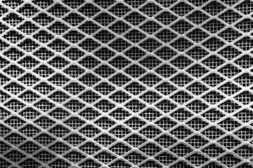 A decorative metallic mesh made of aluminum and steel used in doors and windows. India