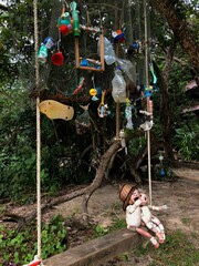 Unusual swing, Thailand