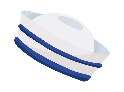 Sailor hat Sea Nautical Element. Vector illustration