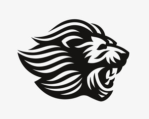 Lion modern logo, emblem design editable for your business. Leo vector illustration.