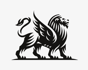 Lion modern logo, emblem design editable for your business. Leo vector illustration.