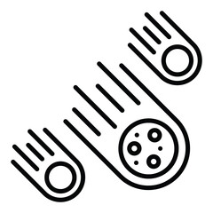 Meteorites Icon Style © Circlon