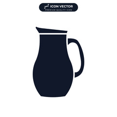 pitcher icon symbol template for graphic and web design collection logo vector illustration