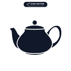 teapot icon symbol template for graphic and web design collection logo vector illustration