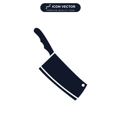 knife chopper icon symbol template for graphic and web design collection logo vector illustration