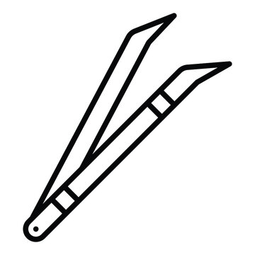 recommend clip art: Tweezers Icon Style