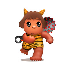 節分　鬼の子供