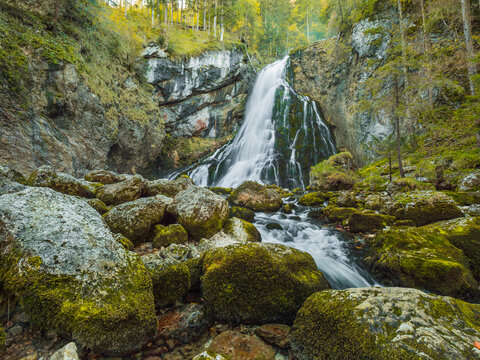 Gollinger Wasserfall - waterfall Golling Austria