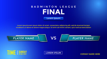 Obraz premium Television broadcast media title banner template.