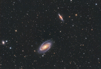 M81 and M82 Galaxies via Newton 130 650