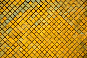 yellow metal grid