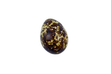 Quail egg isolated on white background