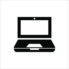 Laptop Icon illustration on white Background