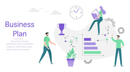 Business plan analytics finance strategy People