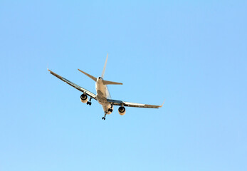 Fototapeta na wymiar plane with landing gear