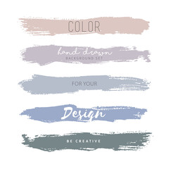 Grunge hand drawn stripes for design