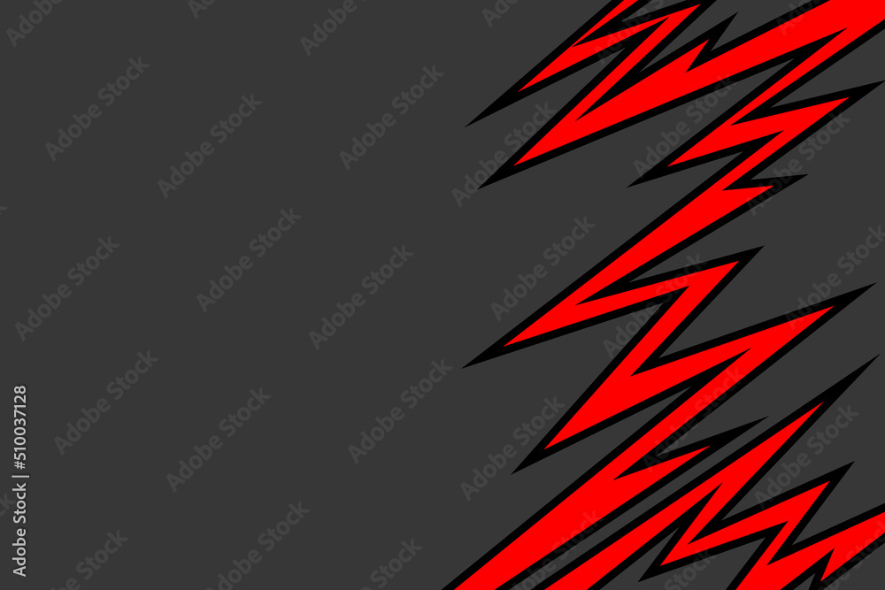 Aufkleber abstract background with spikes and zigzag line pattern and with some copy space area