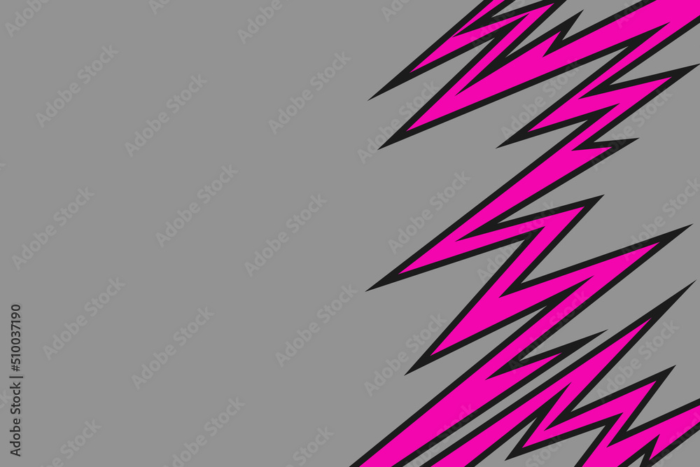 Aufkleber abstract background with spikes and zigzag line pattern and with some copy space area