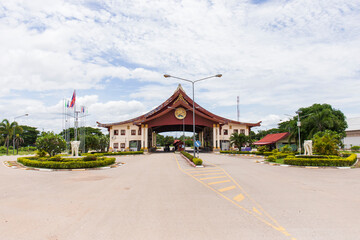 Ban Na Kraseng border checkpoint, Ahee sub-district, Thali district, Loei, 5 June 2022.