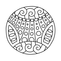 Doodles filled circle