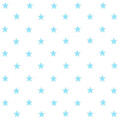 Blue star pattern on white background.