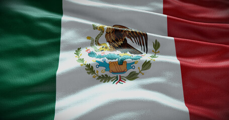 Mexico national flag background illustration. Symbol of country