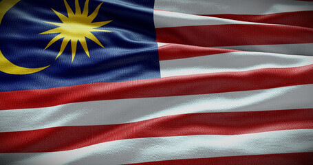 Malaysia national flag background illustration. Symbol of country