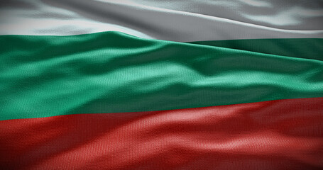 Bulgaria national flag background illustration. Symbol of country