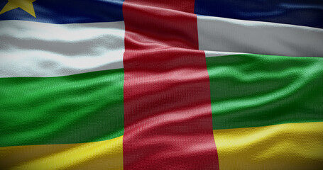 Central African Republic national flag background illustration. Symbol of country