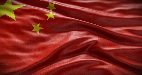 China national flag background illustration. Symbol of country