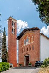 Parish Church of St. Matthew the Apostle in the center of La Rotta, Pontedera, Italy