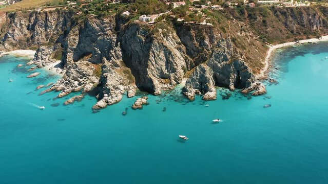 Cliff of Capo Vaticano. Calabria Italy
