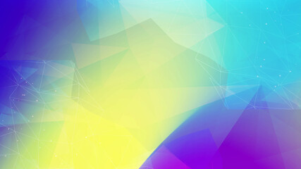 Obraz premium web banner Purple and Light Blue Crystal abstract Diamond Technology background