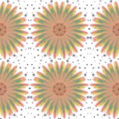 seamless pattern with flowers