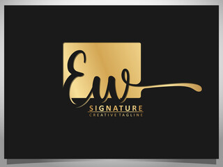 golden logo emblem icon. gold hand drawn signature initial x isolated black background