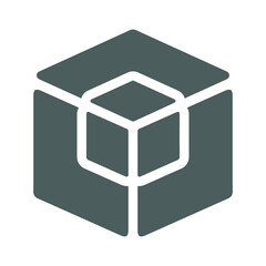 Analytical, big data icon. Gray vector graphics.