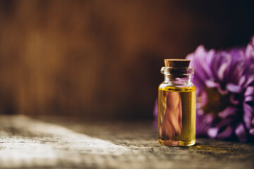 essential oil and lavender