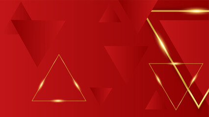 Luxury red and gold wallpaper background